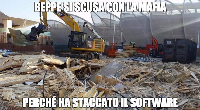 beppesiscusa's tweet photo. #Beppesiscusa con la mafia perché ha staccato il software https://t.co/8wxrmu40on #primarieMilano #expo2015 https://t.co/IiKAEZmtu3