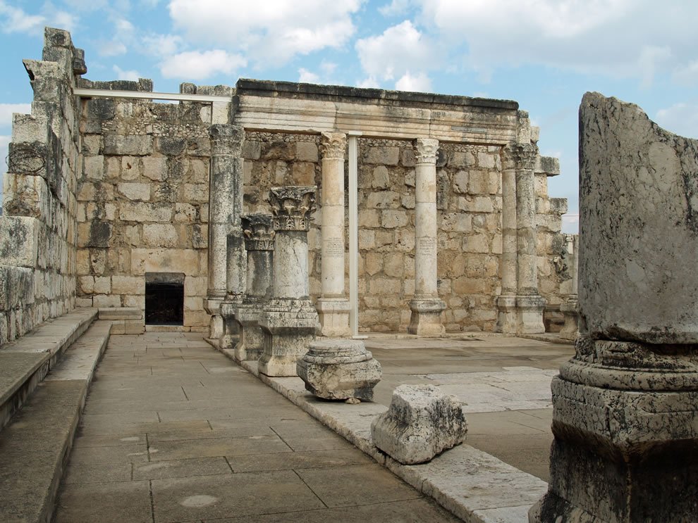 IsraHoly's tweet image. #IsraelDaily Capernaum Synagogue Jesus taught here!
