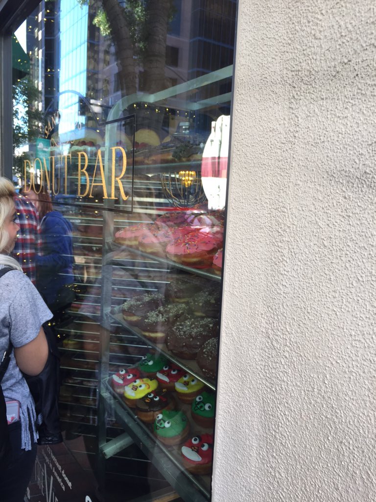 coffeecargo's tweet photo. Almost at the front of this line! #donutbar #sandiego https://t.co/jJF7Y45Ej1