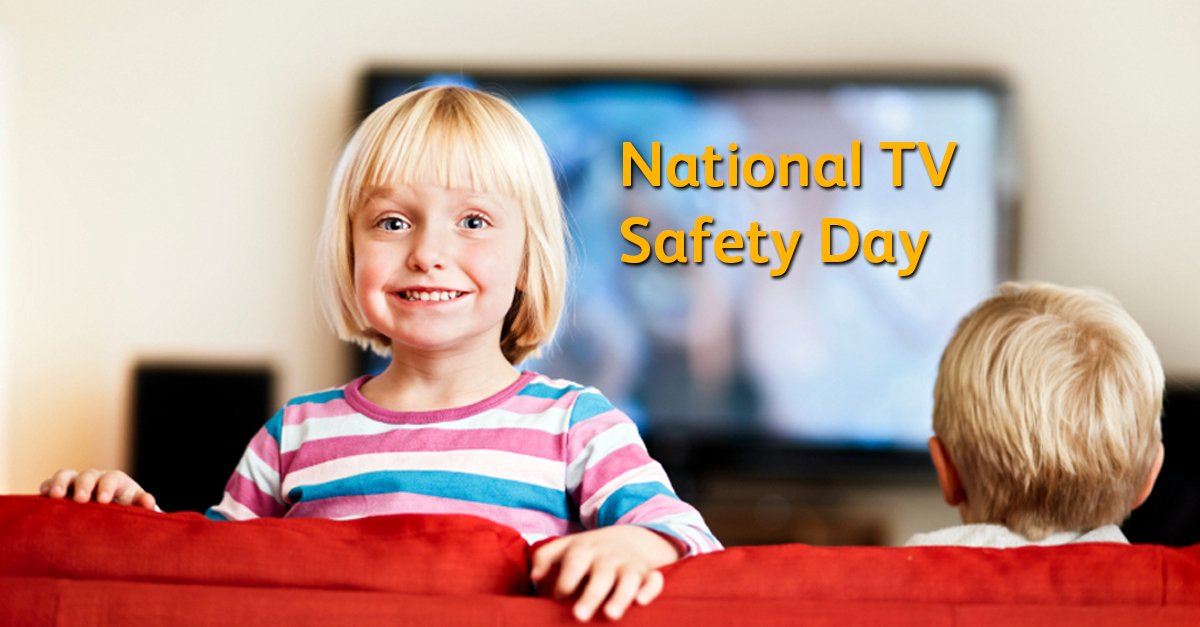 Today is #NationalTVSafetyDay! Learn how to keep your family/friends safe from TV tip-overs: bit.ly/LearnTVSafetyS…