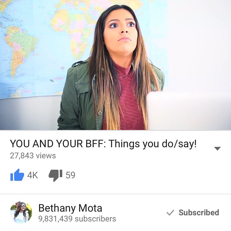 needmoremota's tweet photo. YOUR SO ADORABLE BETH!❤️ @BethanyMota #NEWBETHVIDEO https://t.co/l2kHcLy6pT