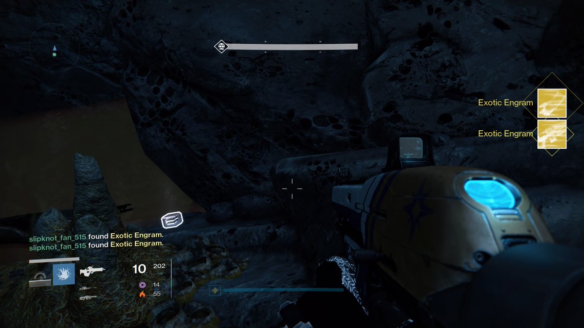 Moros_Olethro's tweet photo. Helping randoms pays off lol #Destiny #ExoticEngrams #PS4share https://t.co/Urjh2cWjWD