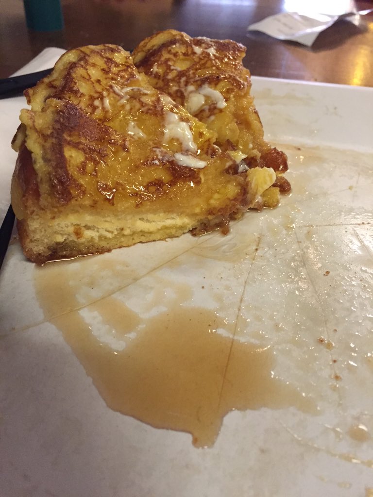 coffeecargo's tweet photo. The CoffeeCargo team is enjoying their @DonutBar_SD French Toast donut! #donutbar https://t.co/KDoWkuS3uU