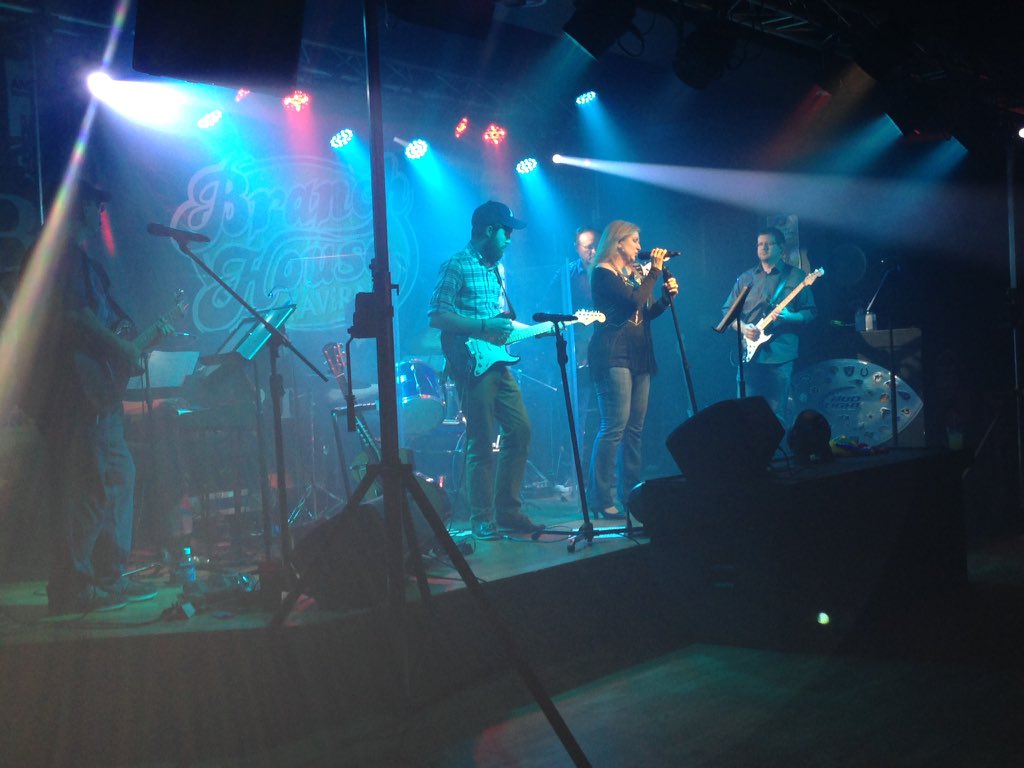 Performing at Branch House Tavern in 2014. Love playing with those people!