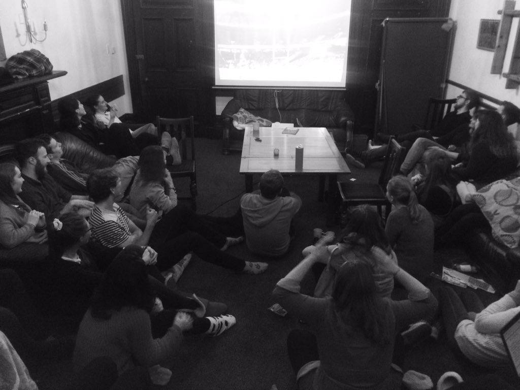 centralstudent_'s tweet image. Intense rugby times #dividedroom