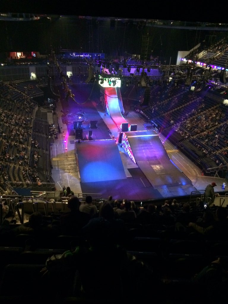 defectorinc's tweet image. We are live at #nitrocircus in the 02 holla at us if you in the house #defectorinc