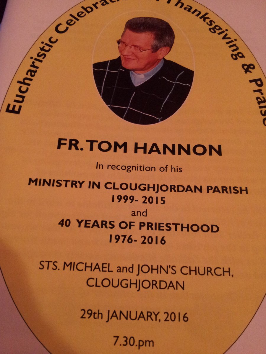 MacDonaghs1club's tweet photo. Best wishes on his retirement to Fr. Tom Hannon, former MacDonaghs vice-president and Cloughjordan P.P.
#offalyrover https://t.co/lqzvePoxwD