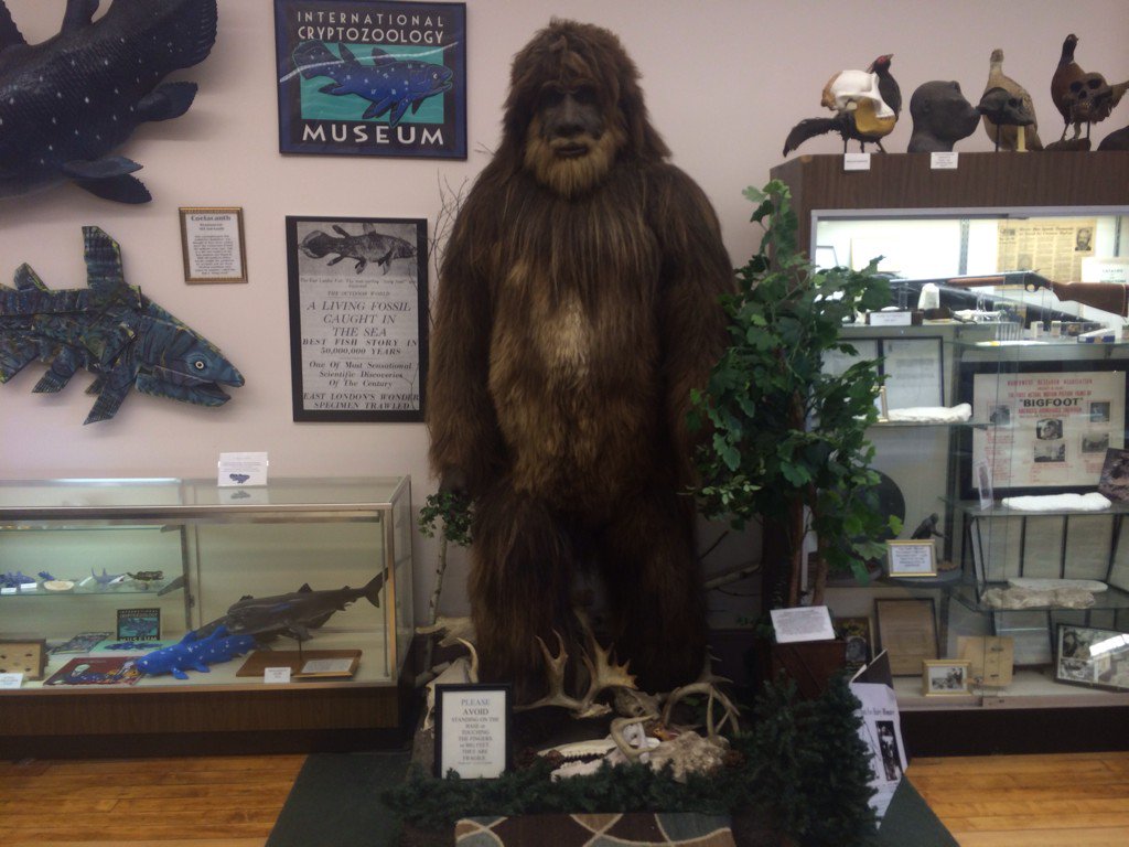 MrBrandon's tweet image. The International Museum of Cryptozoology in Portland, ME.