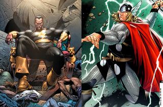 "Come, Asgardian. Let us see who's thunder is strongest!"