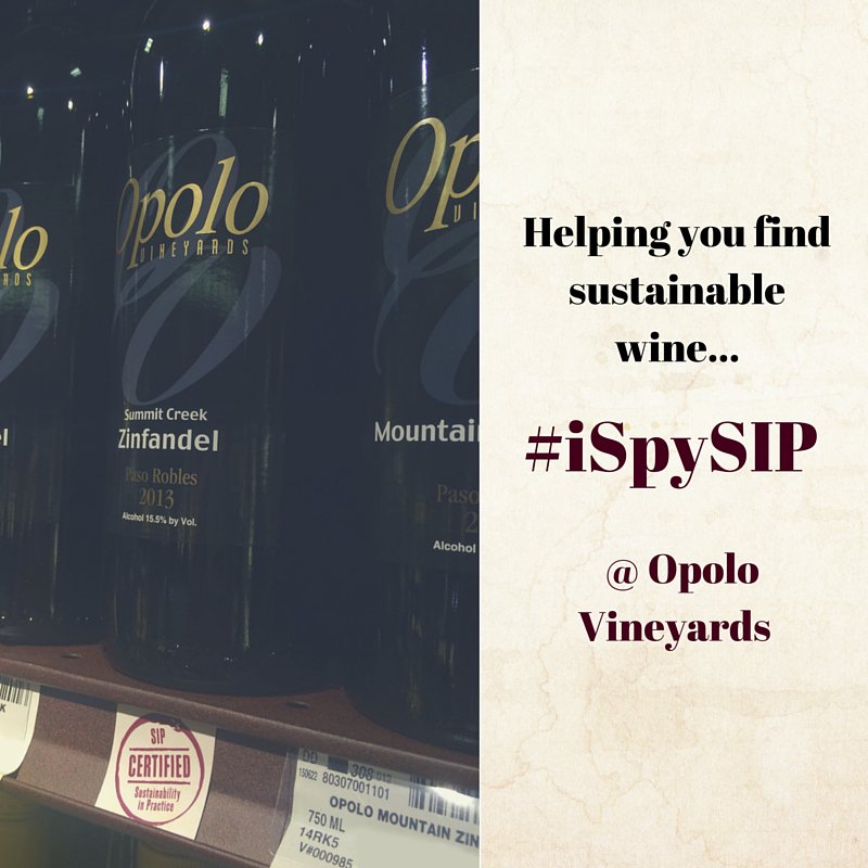 Helping you find sustainable wine #iSpySIP <a href="/OpoloWines/">Opolo Wines</a> bit.ly/1JNF7eX #SIPcertified #wine #3bl