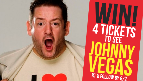 #WIN 4 TICKETS to see funny man <a href="/JohnnyVegasReal/">Johnny Vegas</a> at @6onBroadStreet #Birmingham - 18 Feb!

JUST RT &amp; Follow by 9/2!