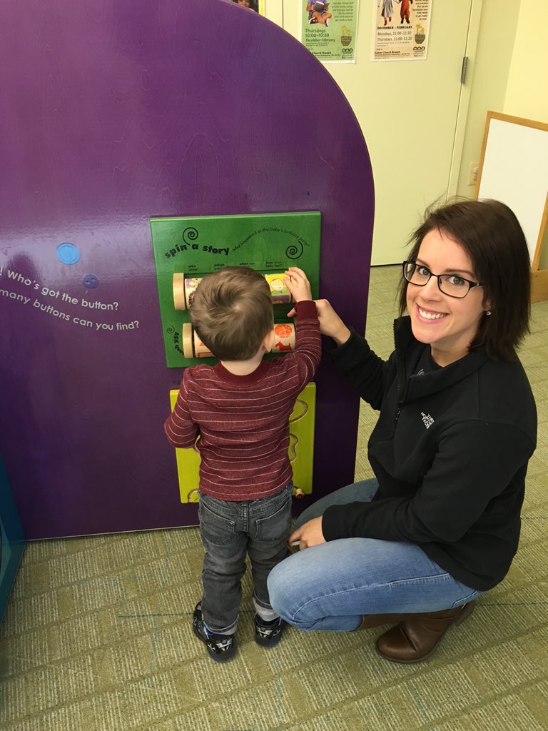 Loyalreader's tweet image. Take Your Child to the Library Day is today! My son and I had a fun time :)