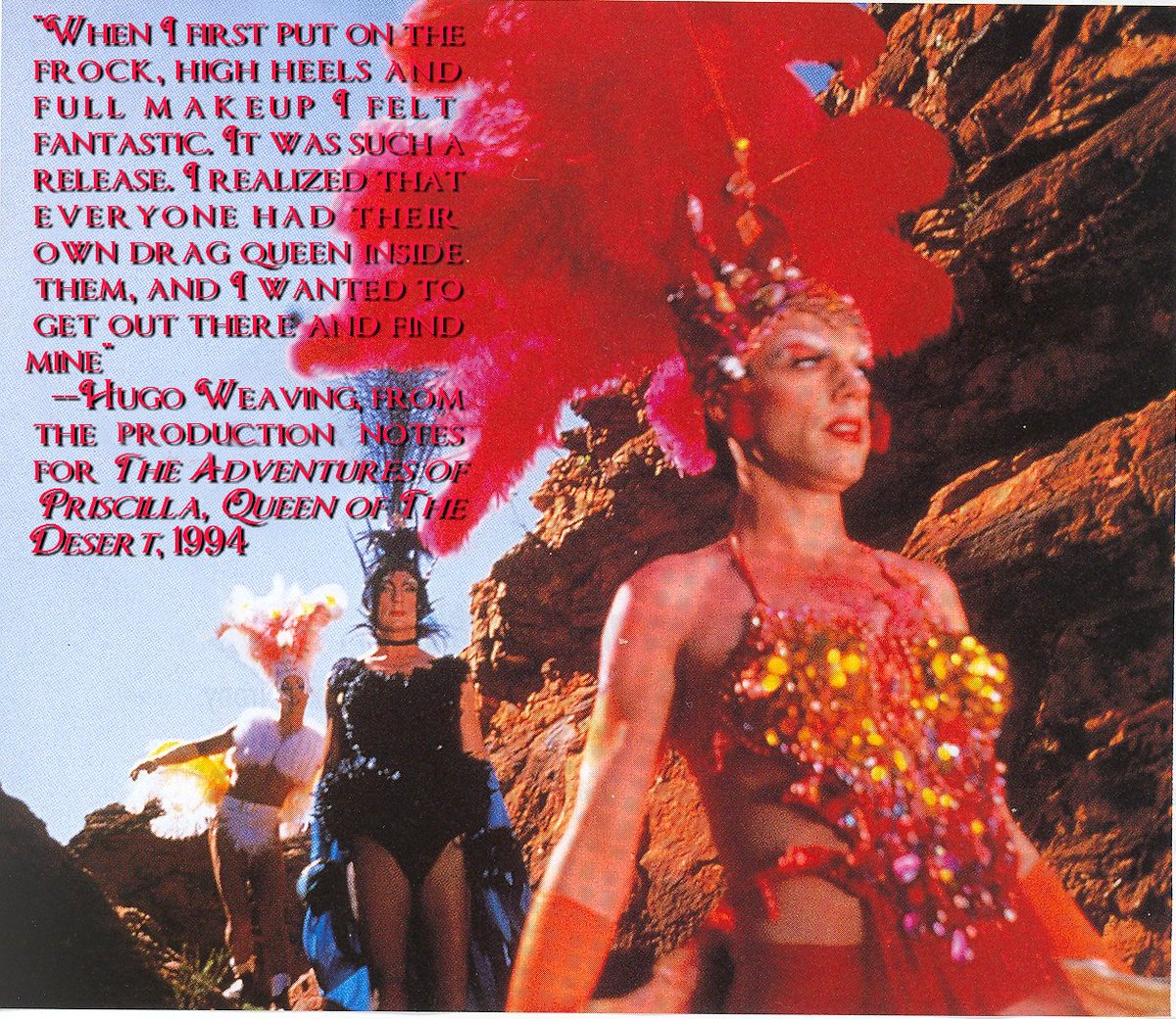 HUGO WEAVING, THE ADVENTURES OF PRISCILLA and QUEEN OF THE DESERT