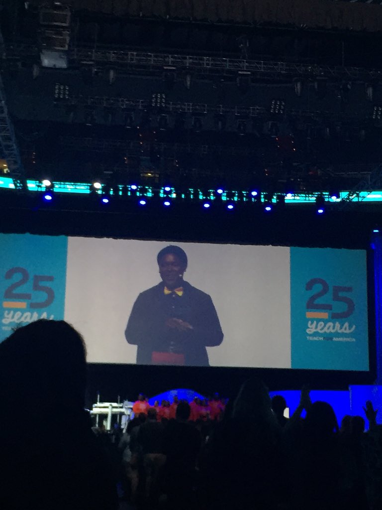 Our collective leadership WILL bring change. Future 2019 Baltimore corps member. #TFA25