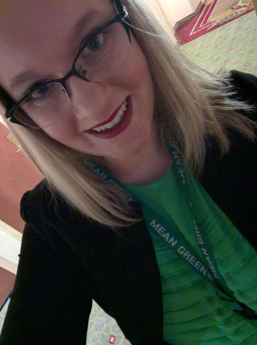 techiegirl01's tweet image. Repping the ole mean green at #SWEC2016! #UNT #GMG