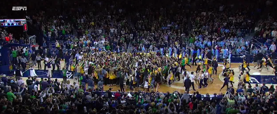 It's going down in South Bend tonight.