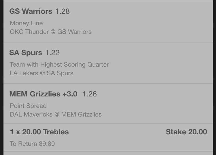 2SportBetting's tweet photo. #NBASprinter careful of each bet selecting the right one. #warriors #Spurs #grizzlies https://t.co/LsDpqH30pe