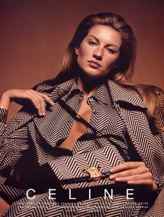 hcbackstaged's tweet image. Céline 2000 Campaign ft Gisele Bundchen
