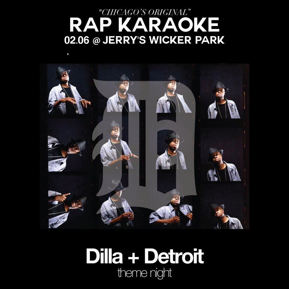 Raise it up tonight for #JamesYancey at #RAPKARAOKE! Celebrate all things #Dilla. Winner takes home all the donuts.