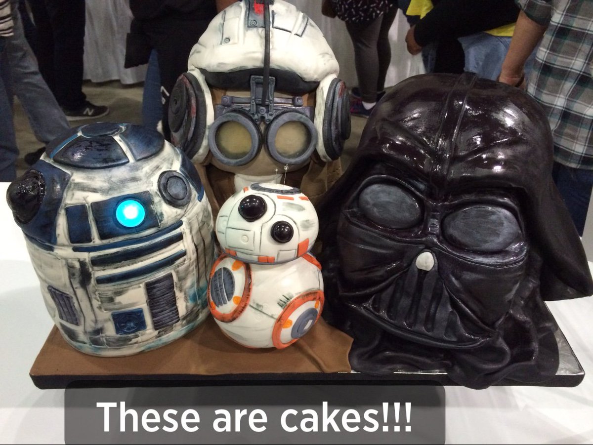 SarahMGellar's tweet photo. #cookieconla #starwars https://t.co/cjECngD4Bf