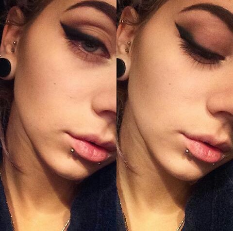 ABitHellish's tweet image. New look! 👑💕 I decided to try a nude look on my eyes. Nothing but love. ❄💋