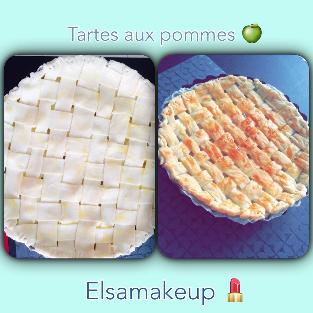 AgutXx's tweet photo. @Elsamakeup ta jolie tartes aux pommes 😘 https://t.co/aHGxEVuDgb https://t.co/F1UeMyKf3h