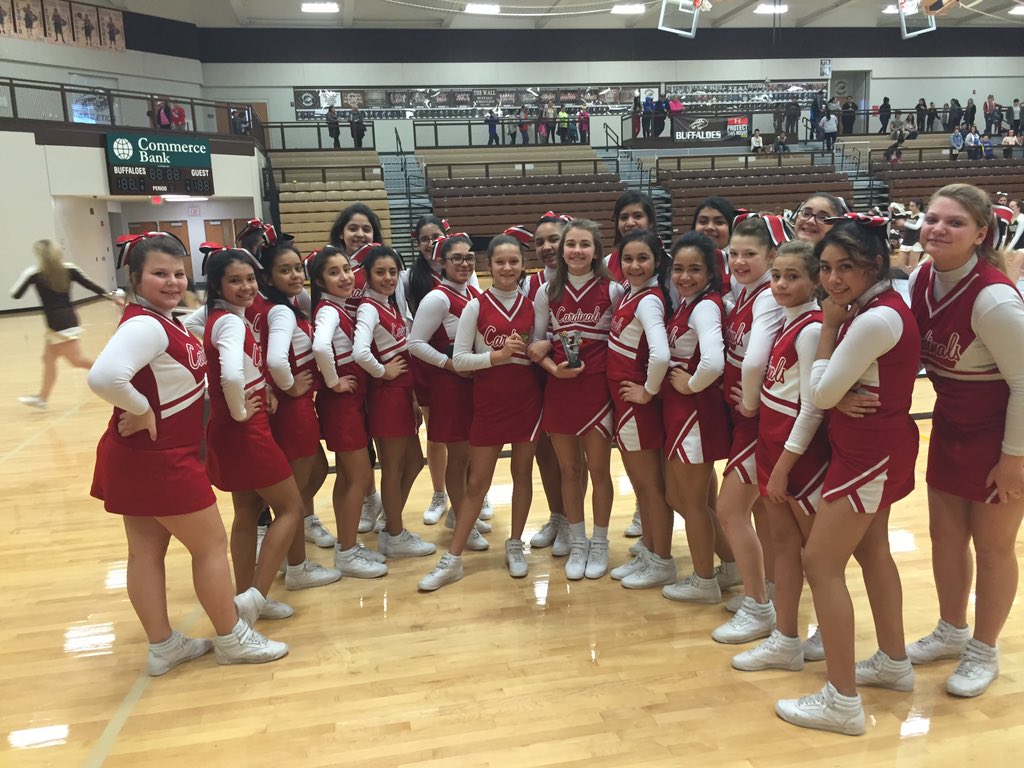 Dcms On Twitter Dodge City Middle School Cheer Received A One