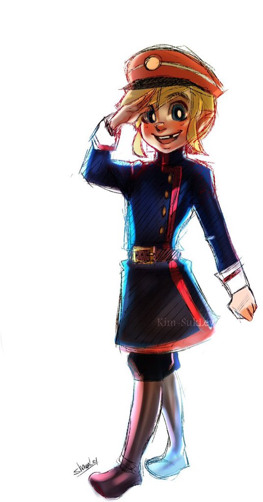 Train_Princess's tweet image. She smiles looking through an old photo album. "He was so cute in those clothes."