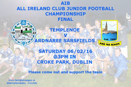 GAA_NEWS's tweet photo. Templenoe made history winning their first all ireland. Credit to them. Won it in fine style.@Templenoeabu https://t.co/Glk4PWVzQy