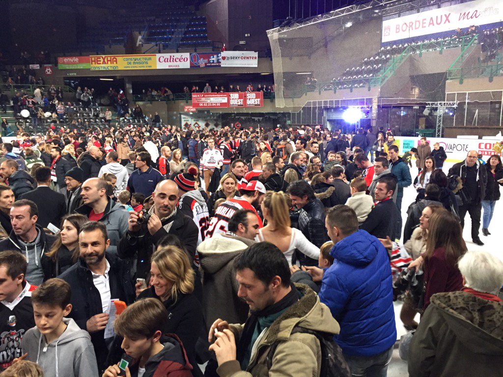 La fête à meriadeck. Merci aux supporters. La route est encore longue.