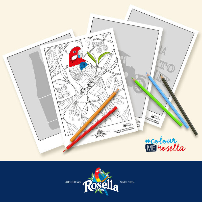 Rosella_Aus's tweet photo. Coming soon: Get ready to get creative with FREE Rosella colouring pages for adults (and kids)! #ColourMeRosella https://t.co/hKgcj1Mb8V