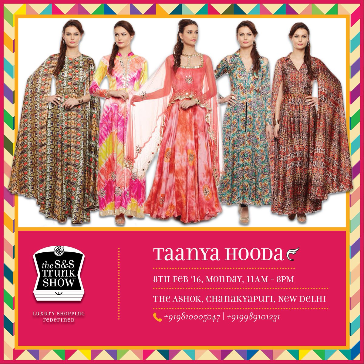 sandstrunkshow's tweet photo. #TaanyaHooda pret couture is a brand where the quirky meets the desi. Shop this fun label #OnlyAtSandS https://t.co/BVKfLO0txs