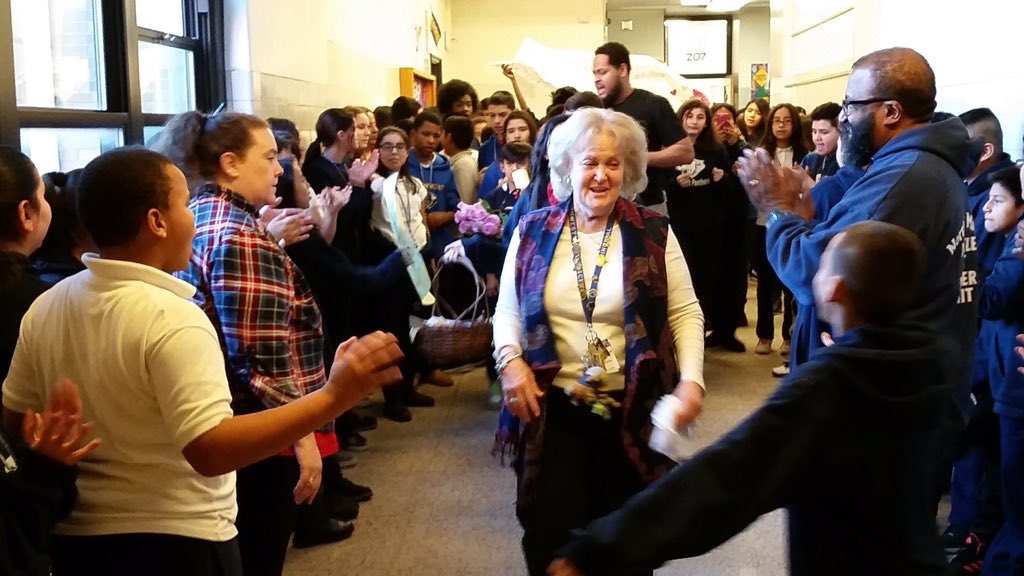 northwest_ms's tweet photo. Thank you, Marilyn Strojny, for 17 years at Northwest Middle and 45 years in @ChiPubSchools https://t.co/83KJGZvRtO