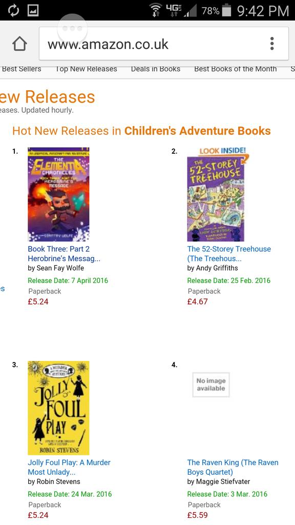 seanfaywolfe's tweet image. Kids are getting excited about The #ElementiaChronicles Herobrine's Message #1Hot New Release 
#Minecraft #mglit