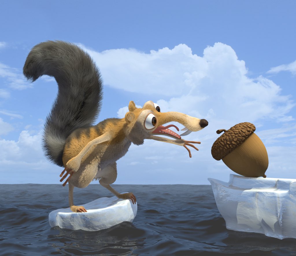 balcorn12620's tweet photo. @BlosserMachine @neelymachine  We could all learn a lesson from Scrat!  Great job, Bri!  #dreamsworthfightingfor https://t.co/FeNsppe1mp