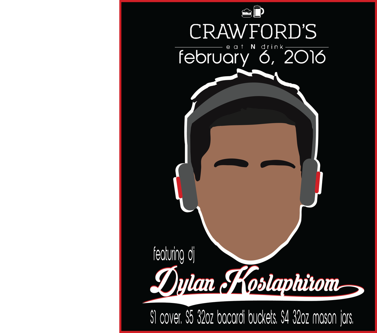 PassTheAugsCord's tweet photo. Less than an hour till @Dyl_pickle25 totally kills it tonight at @crawfordslnk Let's gooo #boozeandbeats https://t.co/cGXSTDcnkY