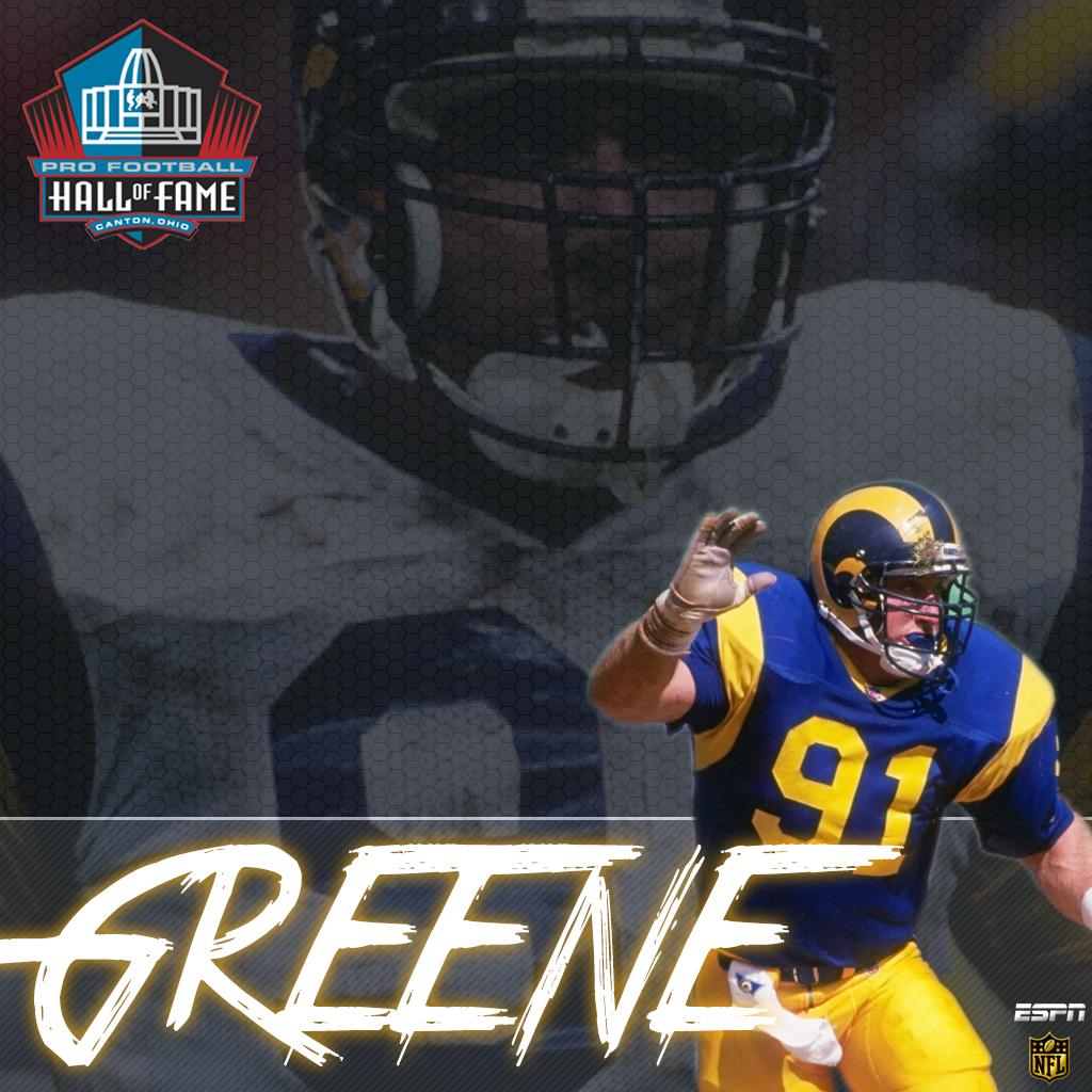 ESPNNFL's tweet photo. • 15 seasons, 228 games.
• 160.0 career sacks.
• 3-time 1st team All Pro.

Kevin Greene, Hall of Fame class of 2016. https://t.co/oexQ0gGwS6