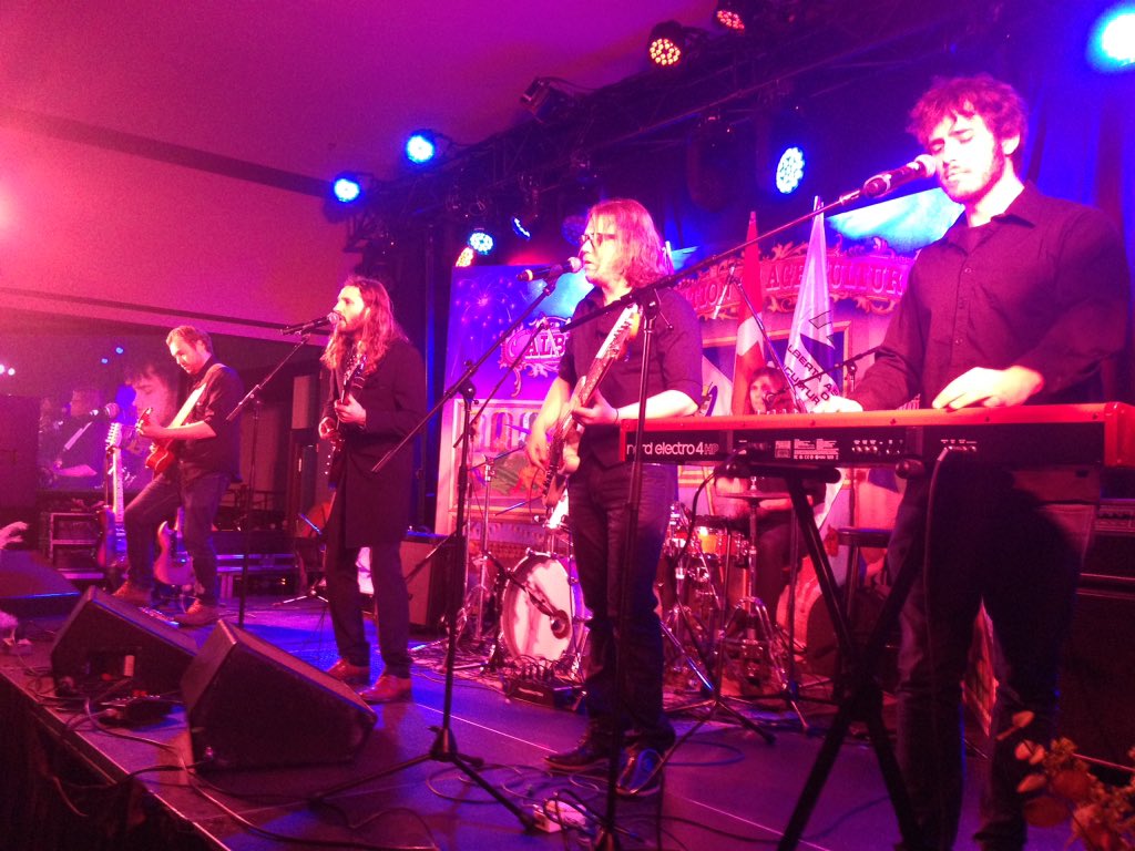 abagsocieties's tweet photo. The Edmonton band #LonesomeDove hits our #mainstage #KickTheDustOff #abagsoc16 https://t.co/TcOTiXEnfL