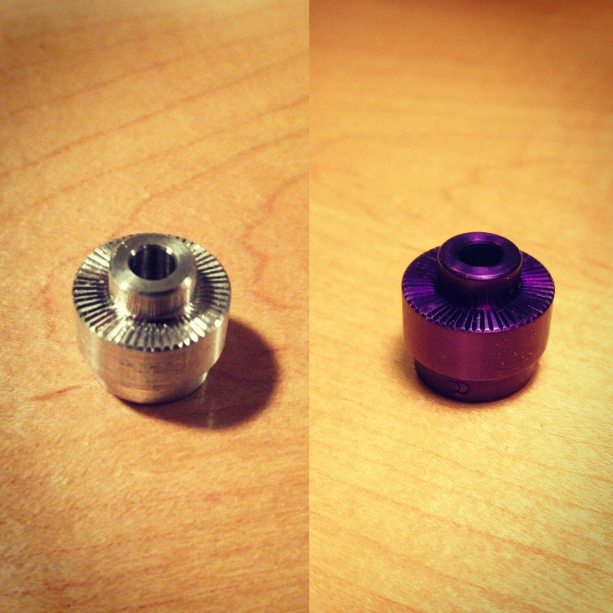 AriRobinson's tweet photo. Anodized https://t.co/rLpyDT6SPt