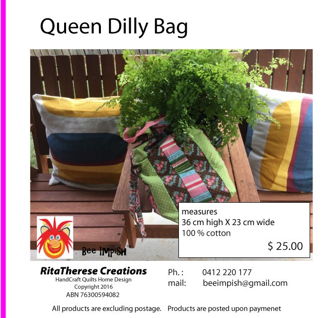beeimpish's tweet photo. OUR LATEST PRODUCT #Handmade #Australia #COTTON own design **** #Queen #Bag **** Or also ready to send #princessBAG https://t.co/2n9zKoZZqJ