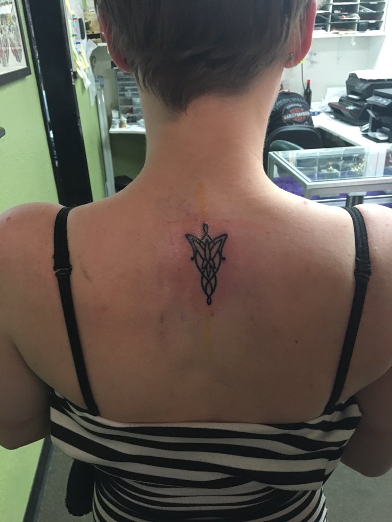 arwen and aragorn necklace tattooTikTok Search