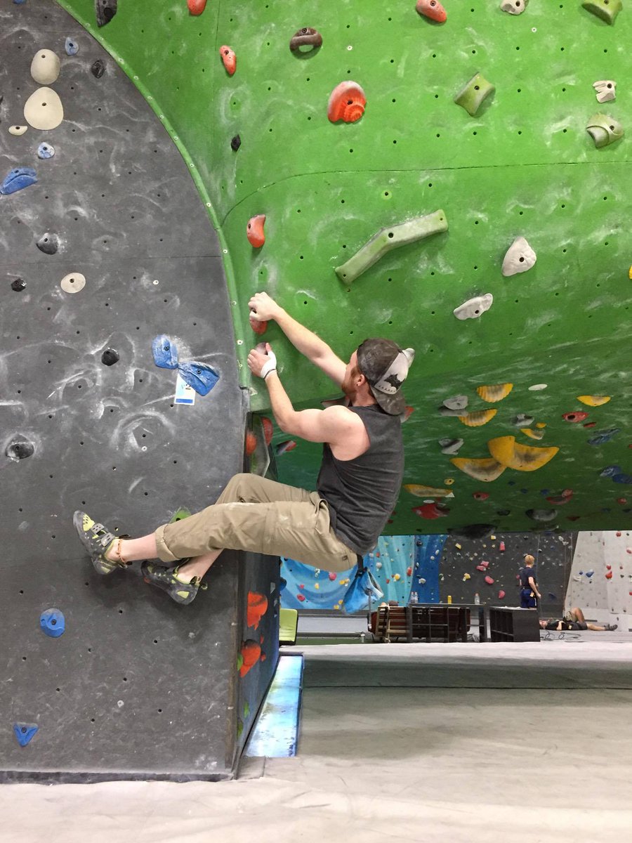 BeShuster's tweet photo. Definitely not my best night, but any climbing is better than no climbing #SenderOne #ClimbingWithFriends #Climbing https://t.co/Dq5Df9MUWw