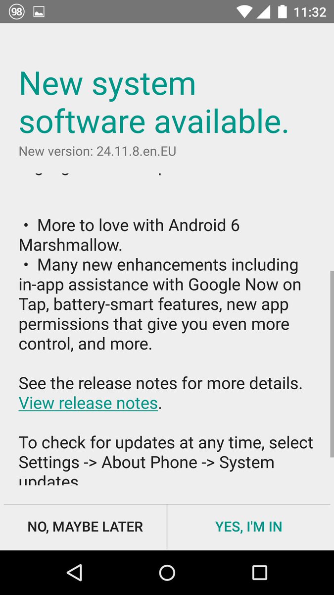 geekyranjit's tweet image. Just put my sim in Moto X force &amp;amp; got Marshmallow update notification, will miss Vibe X3 loved u except the camera