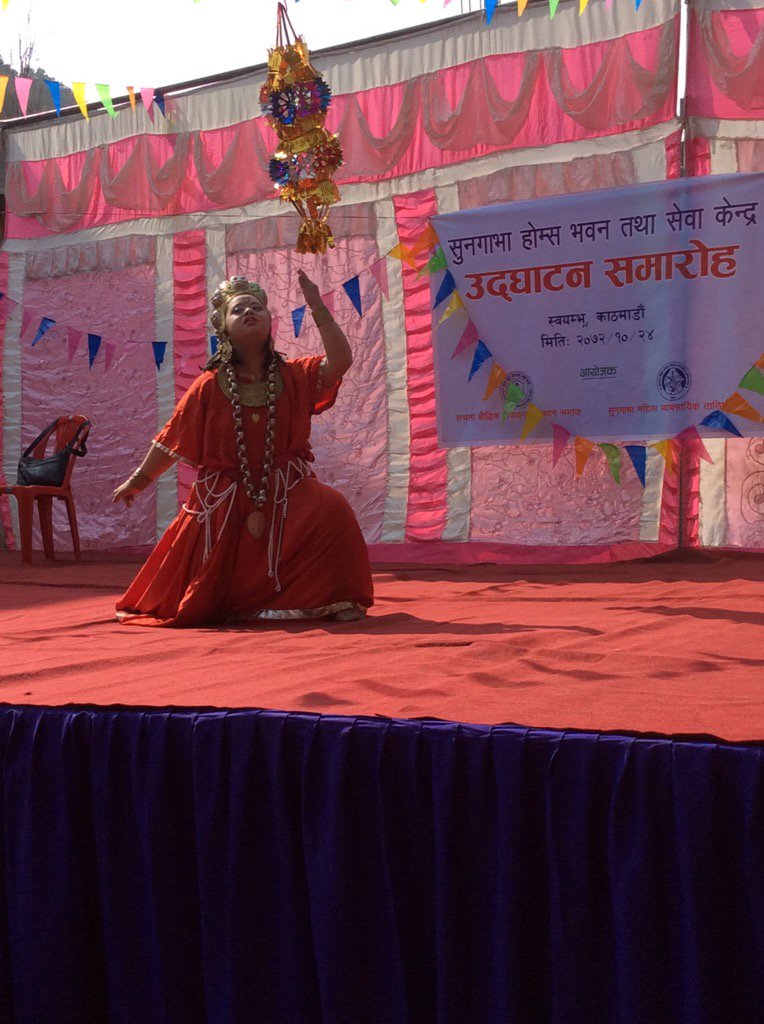 TBSsocialsci's tweet photo. Dr Moore given the honour of opening the new building at Sungava women's charity. https://t.co/FAYtlETqbp