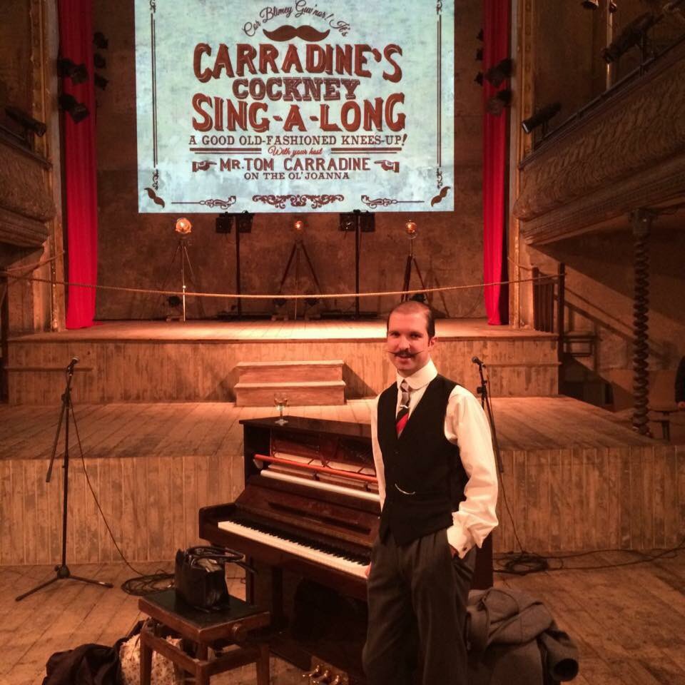 geoffsoho's tweet image. Wonderful fun night of community music, singing and dancing with @tomcarradine @WiltonMusicHall  @BBCRadioLondon
