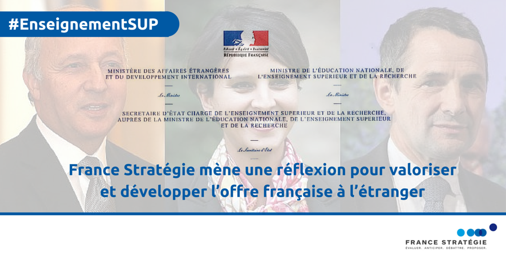 StrategiePlan's tweet photo. Mission pour valoriser et développer l’offre française d' #EnseignementSup à l’étranger https://t.co/KBGq12S2zh https://t.co/vZZKFfTxvm