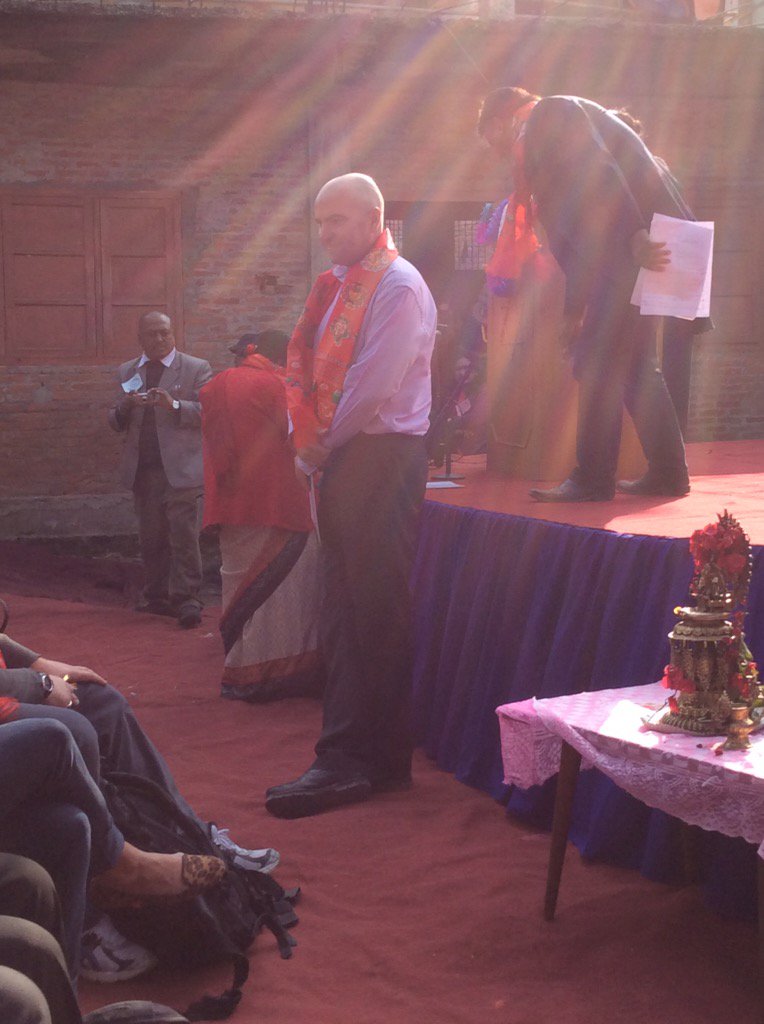 TBSsocialsci's tweet photo. Year 9 visit to The opening of Sungava women's charity. Some lovely speeches and entertaining dances. https://t.co/ArsNdtnM10