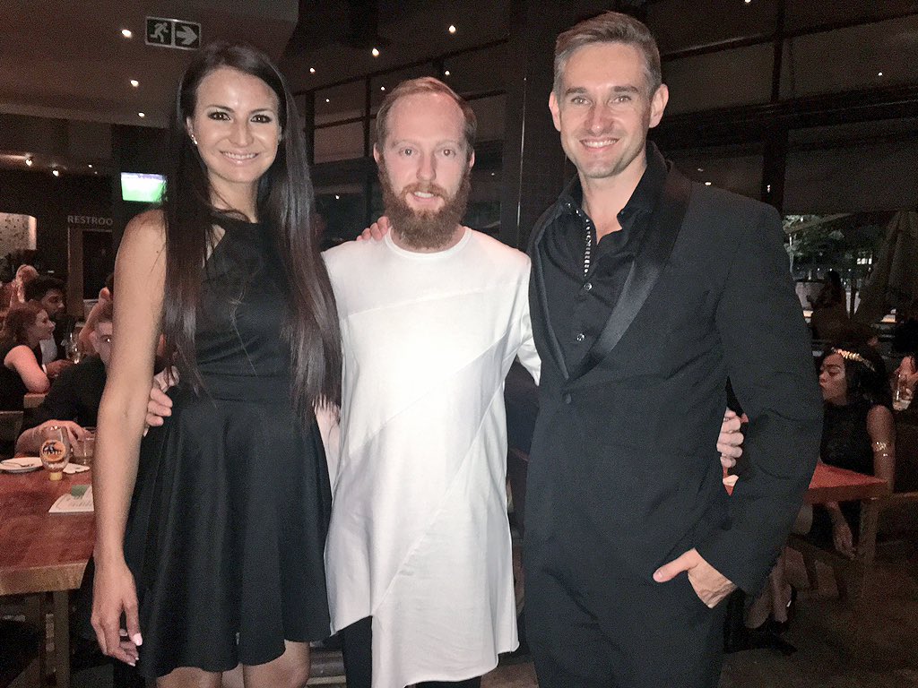 Lloydi_Boy's tweet photo. @AmoriePearson & @CrashDetech founder @jacogerrits after the @officialTMSA final... #TopModelSA #TopModelSA2016 https://t.co/JFg4wOTKEV
