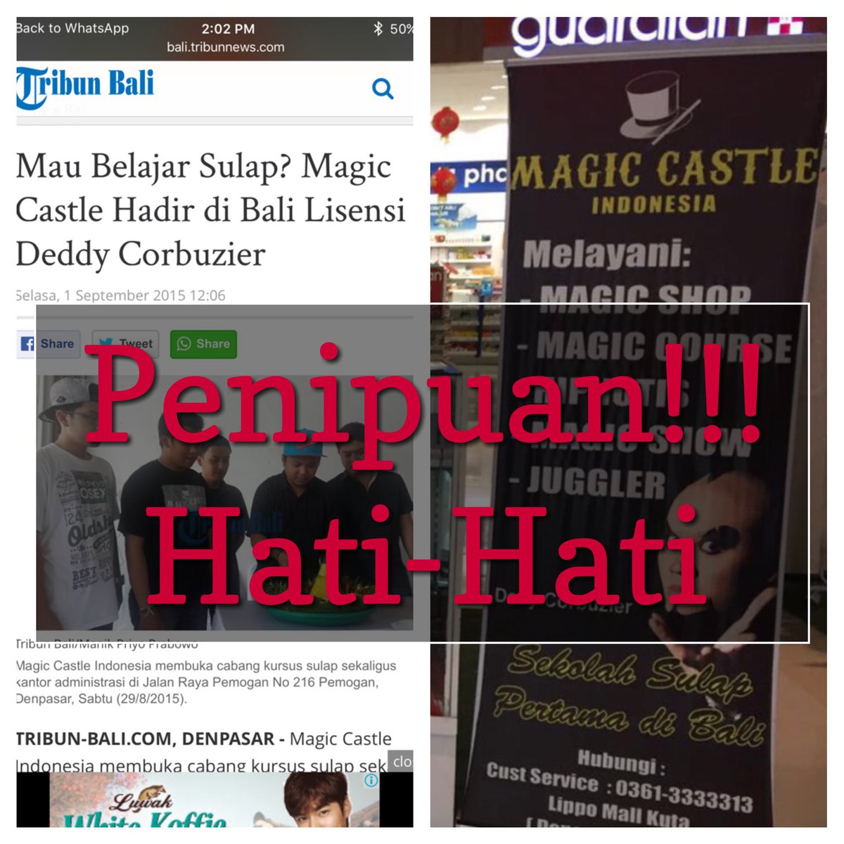 corbuzier's tweet photo. Penipuan!!! (Saat ini pengacara saya sdg menghubungi beberapa pihak yang bersangkutan) tolong RT dan sebarkan https://t.co/xanNkbk3Ix