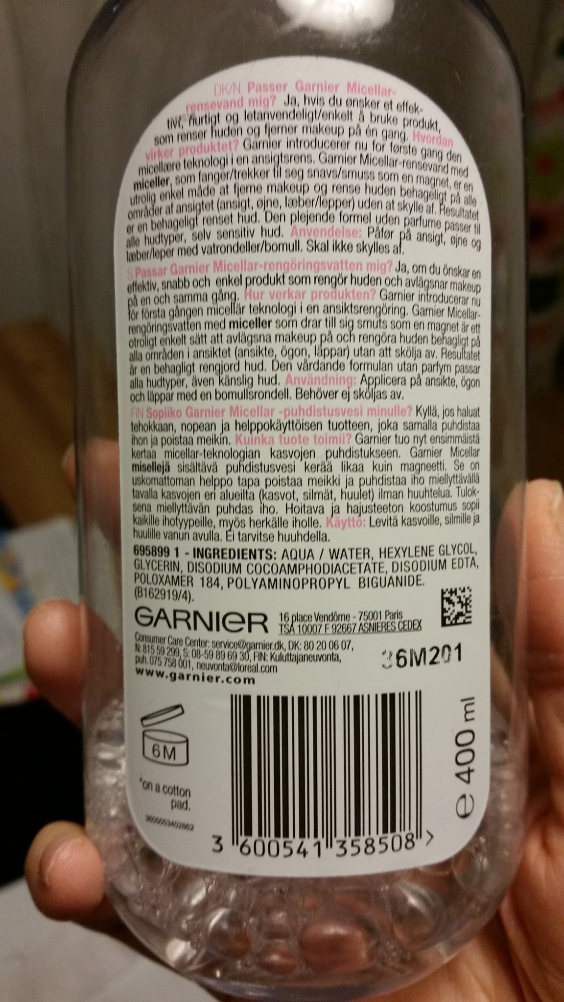 micellar water without phmb